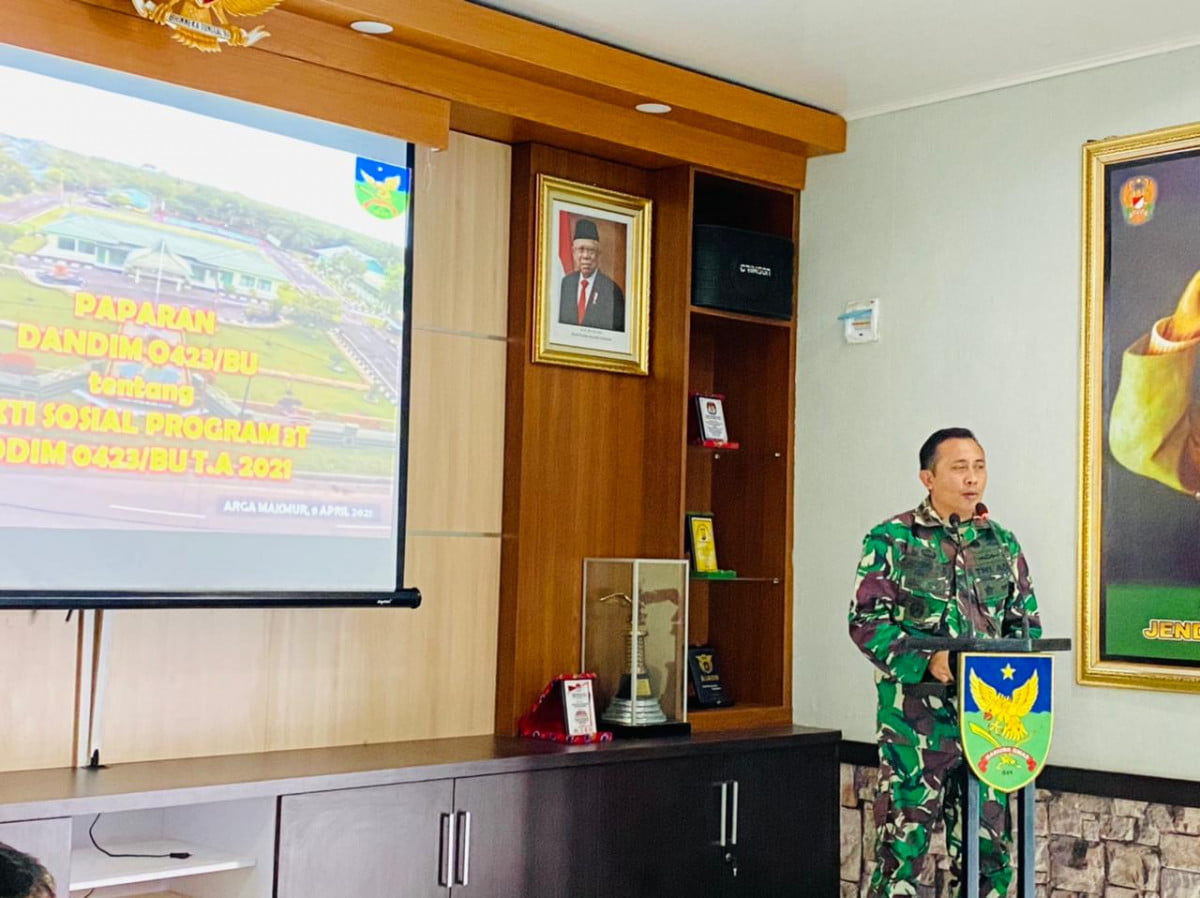 TNI Bidik Desa Lebong Tandai Dalam Program 3T di Bengkulu Utara