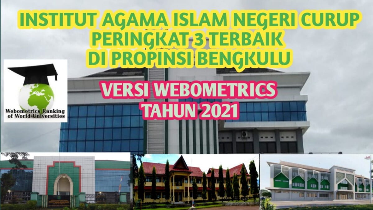 IAIN Curup Meraih Peringkat Ke-3 Perguruan Tinggi Terbaik di Propinsi Bengkulu Berdasarkan Data Webometric