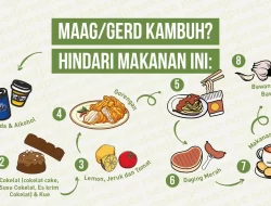 Makanan dan Minuman Penyebab Asam Lambung Naik