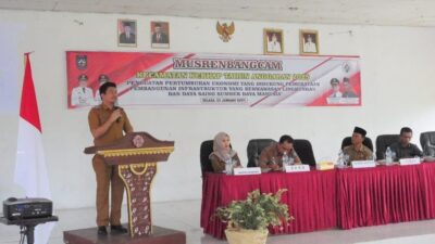 Wakil Bupati Bengkulu Utara Membuka Musrenbangcam di Kecamatan Kerkap