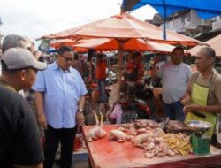 Cek Harga bahan Pangan, Pj Walikota Sidak ke Pasar Minggu