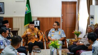 Isnan Fajri Terima Kunjungan Direktur Jasa Raharja dan Dirlantas Polda Bengkulu