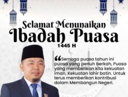 Ketua Komisi I DPRD Provinsi Bengkulu, Dempo Xler, Mengucapkan Selamat Menjalankan Ibadah Puasa