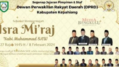 DPRD Ucapkan Selamat Memperingati Isra Mi’Raj Nabi Muhammad SAW 8 Februari 2024