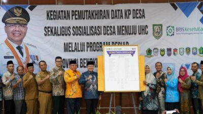 Data UHC Provinsi Bengkulu Tembus 99,98%