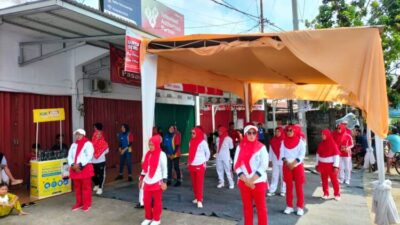 Meriahkan HUT RI ke 79, Indomaret Senam Pernapasan Bersama PORPI Bengkulu