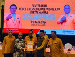 Hanura Resmi Dukung Rohidin-Meriani di Pilkada 2024