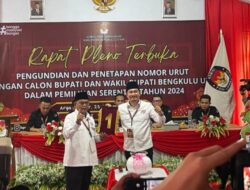 Pilkada Bengkulu Utara, Paslon Arie – Sumarno Dapat Nomor Urut Satu