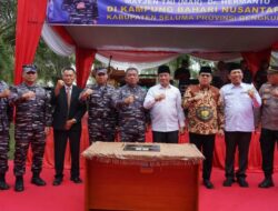 TNI AL Jadikan Pasar Seluma Kampung Bahari Nusantara