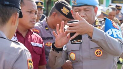 Sidak Propam Mabes Polri, Handphone Personel Polres Seluma Diperiksa