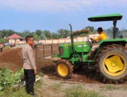 Pembukaan Lahan Tidur di Mapolres BS