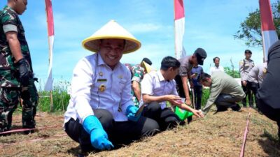 Peluncuran Gugus Tugas Polri Dukung Ketahanan Pangan