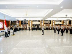 42 Perwira Tinggi Naik Pangkat, Puluhan Ribu Personel Polri Dapat Penghargaan Serentak