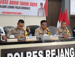 Kasus Turun 9,22 Persen, Polres Rejang Lebong Paparkan Kinerja 2025