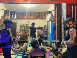 Patroli Dini Hari, Brimob Polda Bengkulu Jaga Keamanan Tetap Kondusif