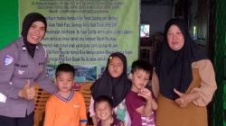 Ditlantas Polda Bengkulu Salurkan Sembako ke Panti Asuhan